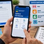 Doc. ilustrasi. Masyarakat menggunakan telepon seluler untuk mengecek dan mengajukan pemutakhiran data sosial ekonomi melalui kanal resmi Cek Bansos. Pemutakhiran data dilakukan apabila informasi desil tidak sesuai dengan kondisi sebenarnya dan tetap melalui proses verifikasi serta validasi sebelum dilakukan pemeringkatan ulang.