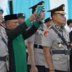 Doc. Kapolda Sulawesi Tenggara (Sultra) Irjen Pol. Dr. Himawan Bayu Aji, S.H., S.I.K., M.H., memimpin Serah Terima Jabatan (Sertijab) Pejabat Utama (PJU) dan Kapolres jajaran Polda Sultra di Aula Dharana Lastarya Mapolda Sultra, Jumat (11/9/2026). Dalam sertijab tersebut, Kombes Pol. Safi’i Nafsikin, S.H., S.I.K., M.H., menerima penugasan sebagai Kapolresta Kendari menggantikan Kombes Pol. Edwin Louis Sengka, S.I.K., M.Si.