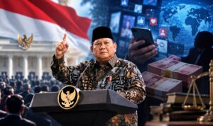 Prabowo Soroti Pengaruh Uang dan Teknologi terhadap Demokrasi Doc. Presiden Prabowo Subianto menyampaikan pandangan mengenai tantangan demokrasi di tengah pengaruh kekuatan ekonomi dan perkembangan teknologi digital, termasuk penggunaan media sosial dan algoritma dalam membentuk opini publik. Pernyataan tersebut disampaikan dalam acara peringatan HUT ke-28 Partai Amanat Nasional (PAN) di Jakarta, Jumat (18/9/2026). Sumber Foto: Biro Pers, Media, dan Informasi Sekretariat Presiden.