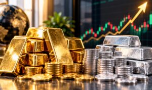 Harga Emas dan Perak Naik pada 19 September 2026, Antam dan Produk Pegadaian Menguat Doc. ILUSTRASI — Emas dan perak batangan ditampilkan sebagai ilustrasi pergerakan harga logam mulia yang mengalami kenaikan pada 19 September 2026. Penguatan tercermin pada harga emas Antam, Galeri24, dan UBS di Pegadaian serta harga perak Antam, seiring perkembangan harga logam mulia di pasar domestik dan global. Foto: Ilustrasi/KawanJariNews.com.