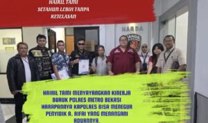 Doc. Hairil Tami bersama kuasa hukumnya, Advokat Donny Andretti, S.H., S.Kom., M.Kom., C.Md., C.PFW., C.MDF., C.JKJ., C.FTAX., berfoto bersama di salah satu agenda di lingkungan kantor kepolisian dalam rangka koordinasi dan menyampaikan perkembangan terkait laporan dugaan penggelapan yang tengah dipertanyakan penanganannya.