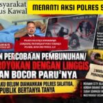 Doc. Materi visual pemberitaan mengenai kondisi M. Sholeh Abdullah Ali R. yang masih menjalani perawatan setelah peristiwa dugaan pengeroyokan di Salatiga pada 12 September 2026, disertai dokumentasi CCTV lokasi kejadian dan sorotan tim advokasi terhadap perkembangan penanganan perkara oleh Polres Salatiga.
