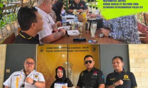 Subur Jaya Lawfirm–FERADI WPI Upayakan Mediasi dan Restorative Justice dalam Perkara yang Disebut Bernilai Rp27 Miliar di Polda DIY Doc. Tim kuasa hukum Subur Jaya Lawfirm–FERADI WPI bersama tim hukum pihak pelapor berfoto bersama seusai pertemuan di Resto Racikan & Kopi Ponti, Jalan Melati Wetan, Baciro, Kota Yogyakarta, Senin (28/9/2026). Pertemuan tersebut dilakukan untuk membahas opsi penyelesaian perkara melalui mediasi dan restorative justice. Meski belum mencapai kesepakatan, kedua pihak disebut membuka kemungkinan untuk melanjutkan pembahasan pada pertemuan berikutnya guna mencari titik temu penyelesaian perkara.