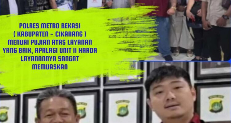 Doc. Koloase foto memperlihatkan tim hukum yang mendampingi Hairil Tami pada bagian atas, sementara pada bagian bawah Hairil Tami menunjukkan surat tanda terima laporan yang menjadi dokumen terkait aduan yang disampaikannya ke Polres Metro Bekasi. Dokumentasi tersebut menggambarkan rangkaian pendampingan hukum serta bukti administrasi pelaporan dalam perkara yang hingga kini masih menjadi perhatian Hairil dan tim kuasa hukumnya.