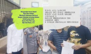 Eko Ponco, S.H., Soroti Kondisi Sholeh, Tim Advokasi Sebut Terduga Pelaku Telah Ditangkap Doc. Salah satu pihak yang diduga terlibat dalam perkara dugaan pengeroyokan terhadap M. Sholeh Abdullah R. saat diamankan oleh aparat kepolisian di kantor kepolisian untuk menjalani proses pemeriksaan terkait perkara tersebut. Foto ini menggambarkan tahapan penanganan perkara dan tidak dimaksudkan sebagai penetapan kesalahan atau kesimpulan hukum terhadap pihak yang bersangkutan. Status hukum dan keterlibatan masing-masing pihak tetap menjadi kewenangan aparat penegak hukum berdasarkan hasil pemeriksaan dan alat bukti yang sah.