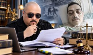 Doc.ilustrasi yang menggambarkan rangkaian perkara dugaan pengeroyokan terhadap M. Sholeh Abdullah R. di Salatiga. Ilustrasi menampilkan Donny Andretti saat menganalisis dokumen hukum serta gambaran Sholeh yang masih menjalani perawatan di rumah sakit, sebagai representasi hubungan antara kondisi korban dan pendampingan hukum dalam perkara tersebut. Ilustrasi ini dibuat untuk kepentingan pemberitaan dan bukan merupakan dokumentasi langsung dari keseluruhan rangkaian peristiwa.