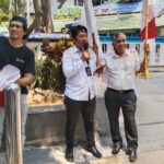 Doc. Sukindar, S.H., Wakil Ketua GJL GAMAT-RI Kota Semarang, saat menyampaikan orasi dalam aksi di Kantor Wilayah ATR/BPN Jawa Tengah, Semarang, Jumat (2/10/2026). Dalam orasinya, Sukindar menyerukan pengawalan terhadap komitmen Kanwil ATR/BPN Jawa Tengah terkait penyelesaian persoalan pelayanan pertanahan.
