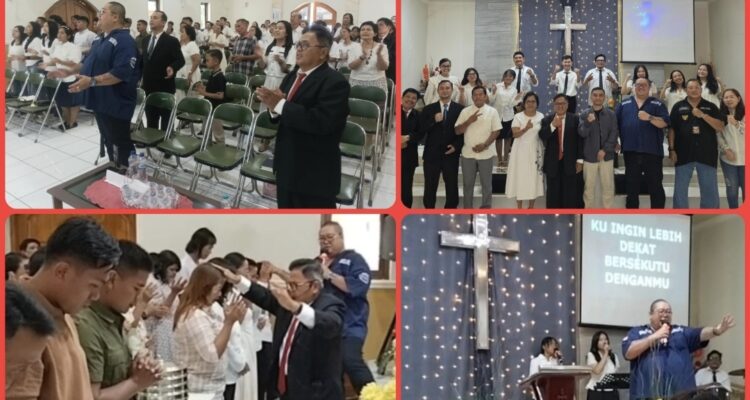 Doc. Kompilasi suasana ibadah pagi di Gereja GPDI Eben-Haezer Subang, Minggu (4/10/2026), saat Ketua Umum FERADI WPI Adv. Donny Andretti menyampaikan refleksi iman dan kesaksian mengenai perjalanan hidupnya. Dalam kesempatan tersebut, Donny didampingi jajaran DPP FERADI WPI dan menyampaikan pesan mengenai pentingnya mengandalkan Tuhan, menjaga keluarga, peduli terhadap sesama, serta mencintai bangsa Indonesia.
