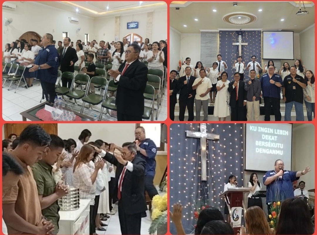Doc. Kompilasi suasana ibadah pagi di Gereja GPDI Eben-Haezer Subang, Minggu (4/10/2026), saat Ketua Umum FERADI WPI Adv. Donny Andretti menyampaikan refleksi iman dan kesaksian mengenai perjalanan hidupnya. Dalam kesempatan tersebut, Donny didampingi jajaran DPP FERADI WPI dan menyampaikan pesan mengenai pentingnya mengandalkan Tuhan, menjaga keluarga, peduli terhadap sesama, serta mencintai bangsa Indonesia.