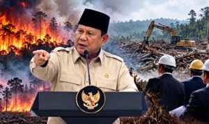 Doc. Presiden Prabowo Subianto saat menghadiri Rakornas TPAKD 2026 di Jakarta. Presiden menegaskan sikap pemerintah terhadap perusahaan pemegang konsesi yang diduga berulang kali melanggar aturan karhutla.
