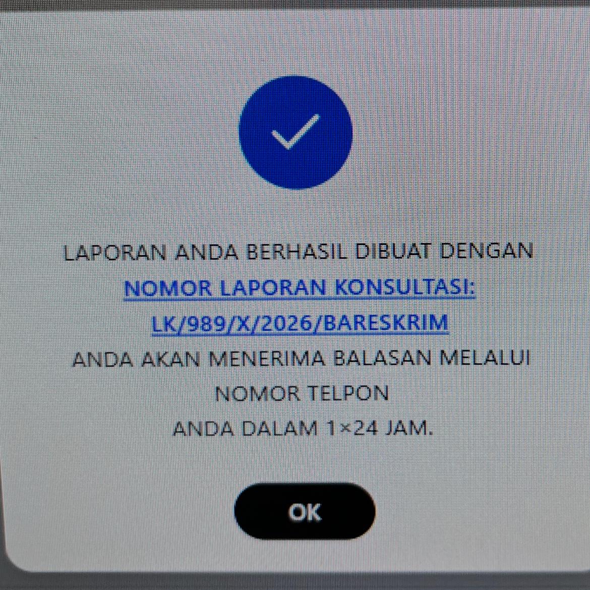 Andreas Ginting Menanti Kejelasan Perkembangan Laporan Konsultasi di Bareskrim Polri