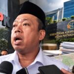 Doc. Menteri ATR/Kepala BPN Nusron Wahid dalam ilustrasi pemberitaan terkait rencana pemeriksaan sebagai saksi oleh Komisi Pemberantasan Korupsi (KPK) dalam penyidikan dugaan korupsi terkait pengurusan hak atas tanah. Ilustrasi menampilkan gedung KPK, Kementerian ATR/BPN, dan berkas perkara sebagai gambaran konteks penyidikan. (Foto: Ilustrasi/KawanJariNews.com)