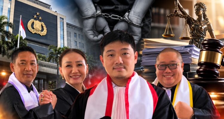 Doc. Kolase foto memperlihatkan Advokat Dedy Ferdiyanto, S.H., bersama Ketua Umum FERADI WPI Adv. Donny Andretti, S.H., S.Kom., M.Kom., Advokat Harriani Bianca Daryana, S.H., dan Advokat David Yuwono, S.H., S.E., M.H., M.M., L.L.M., MBA. Jajaran FERADI WPI menyatakan telah membentuk tim advokasi untuk mengawal proses hukum yang dihadapi Dedy Ferdiyanto terkait laporan dugaan penipuan dan/atau penggelapan di Ditreskrimum Polda Metro Jaya. (Ilustrsai//KawanJariNews.com).